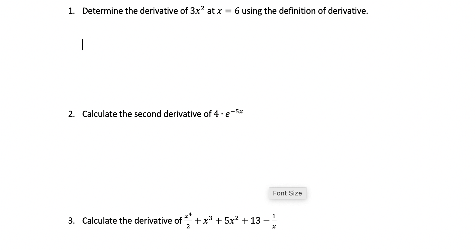 derivative of 3x^2-12