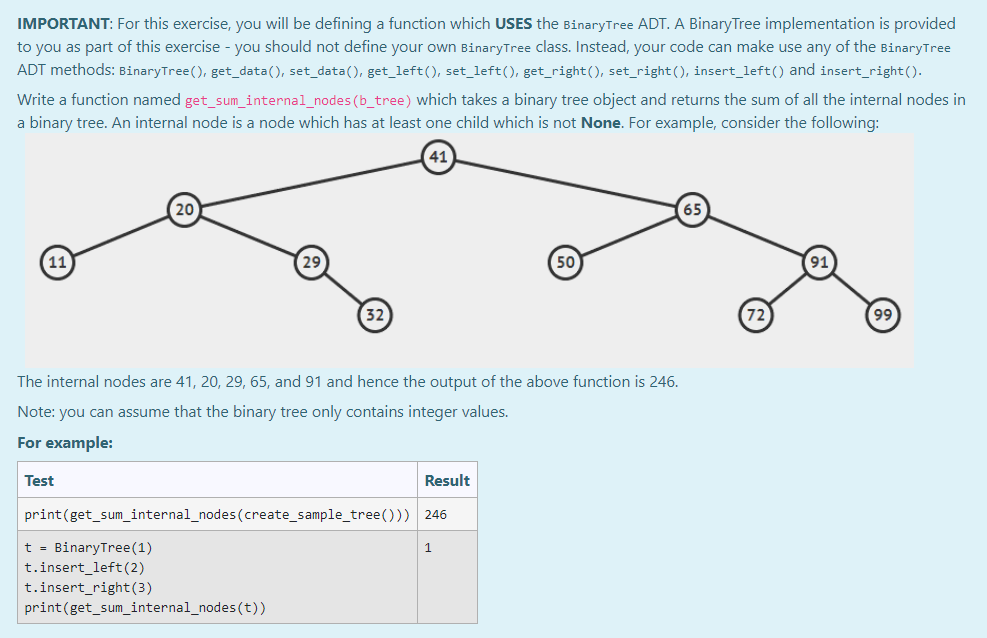 Solved IMPORTANT: For this exercise, you will be defining a | Chegg.com