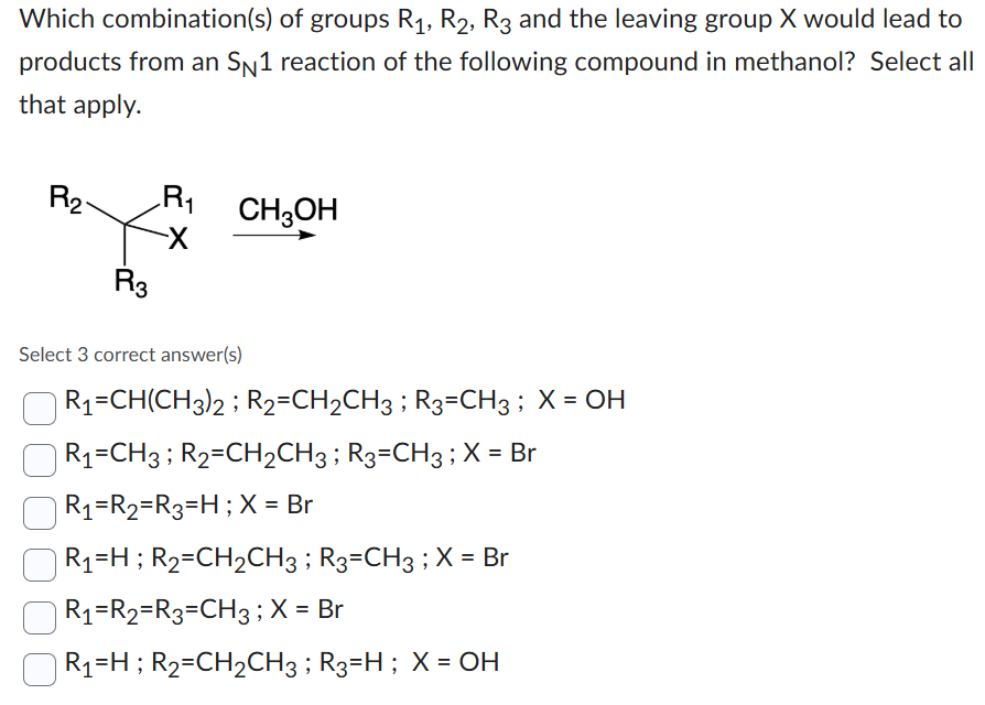 R1 R2 R3 R4 R5 R6 Chemical Uses Word Doc Solved Which combination(s) of groups R1,R2,R3 and the | Chegg.com