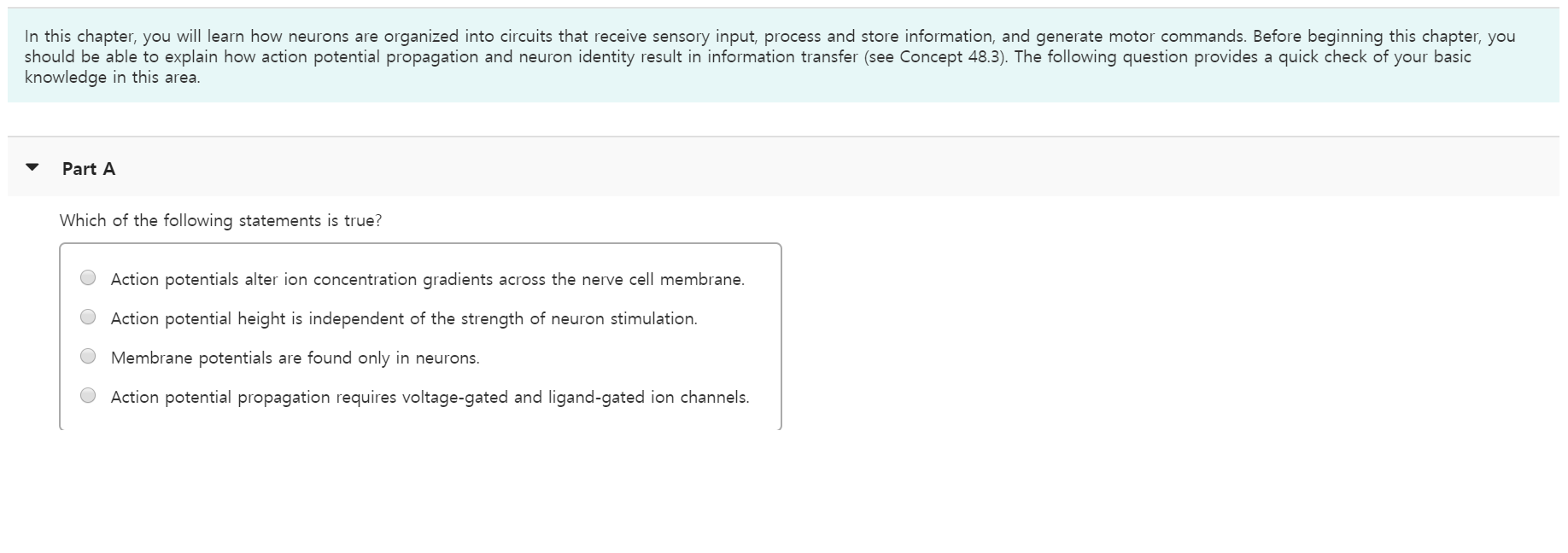 Solved In this chapter, you will learn how neurons are | Chegg.com