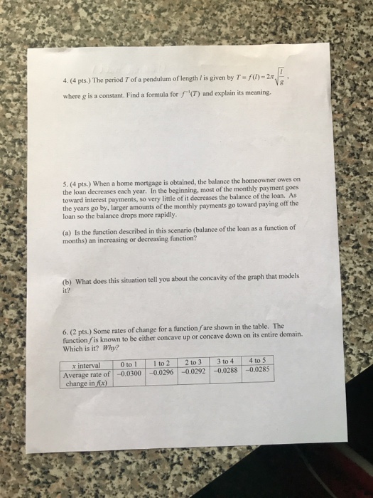 Solved Answer all questions completely and show all work to | Chegg.com