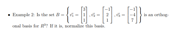 Solved - Example 1: Find the norm, angle, and distance | Chegg.com