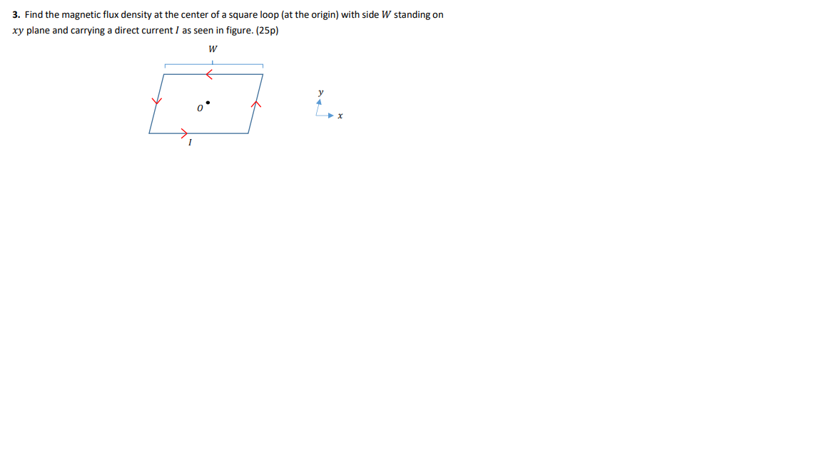 Solved 3. Find the magnetic flux density at the center of a | Chegg.com