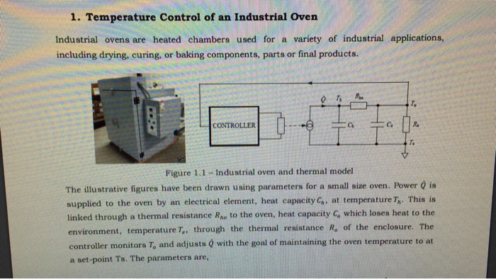 Industrial oven deals temperature controller