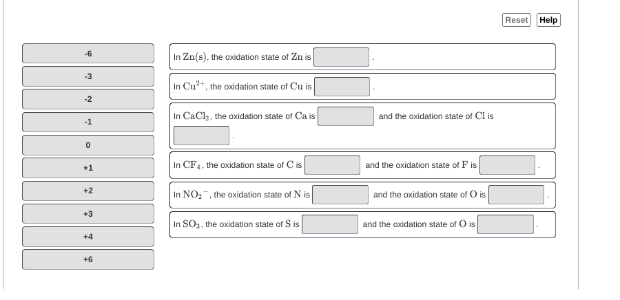 Solved Assign An Oxidation State To Each Atom In Each | Chegg.com