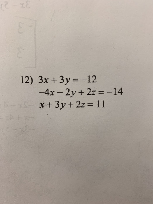 Solved Find The Reduced Row-echelon Form For The System Of | Chegg.com