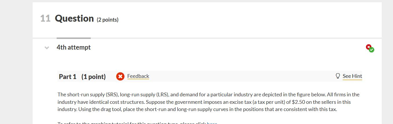 Solved 11 Question (2 points) 4th attempt Part 1 (1 point) | Chegg.com