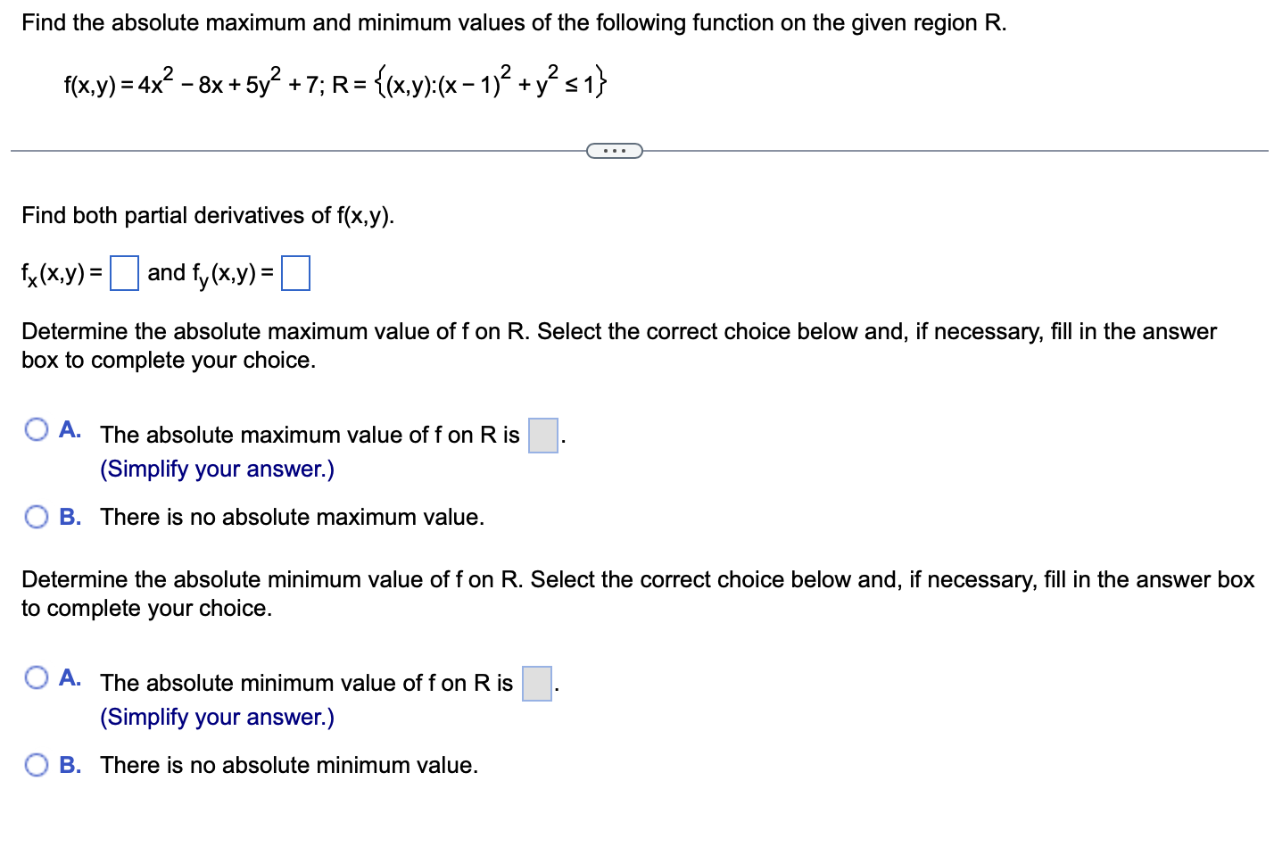 solved-f-x-y-4x2-8x-5y2-7-r-x-y-x-1-2-y2-1-find-both-chegg