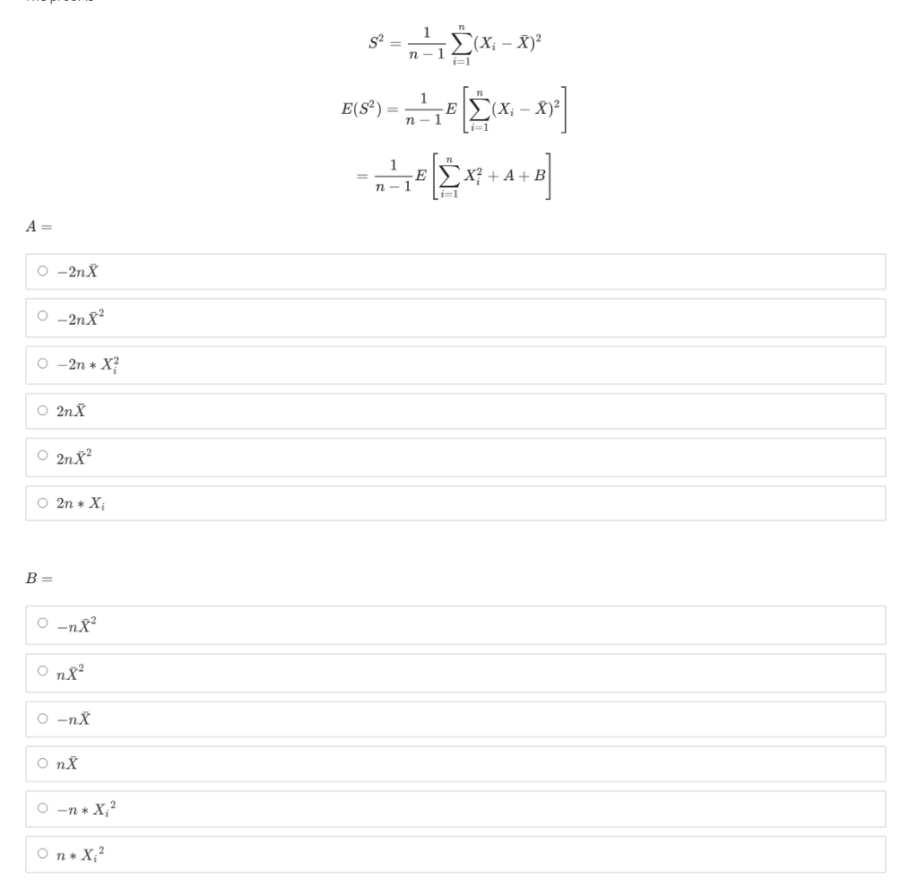 Solved Consider A Random Sample Of Size N Which Is Drawn Chegg Com