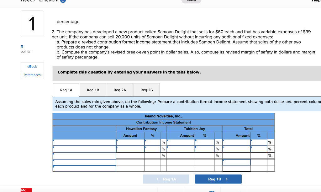 Solved Week 7 Homework A Saved Help Save & Exit Submit Check | Chegg.com