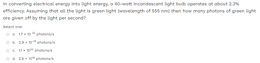 how electrical energy is transferred from a battery to a light bulb