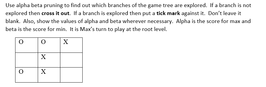 Solved Use Alpha Beta Pruning To Find Out Which Branches Of | Chegg.com