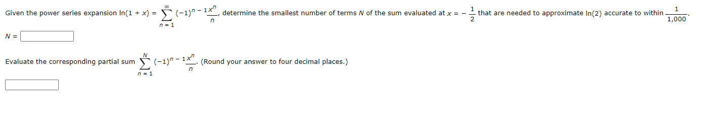 SERIES EXPANSION FRAC 1 1 X N visual data 3