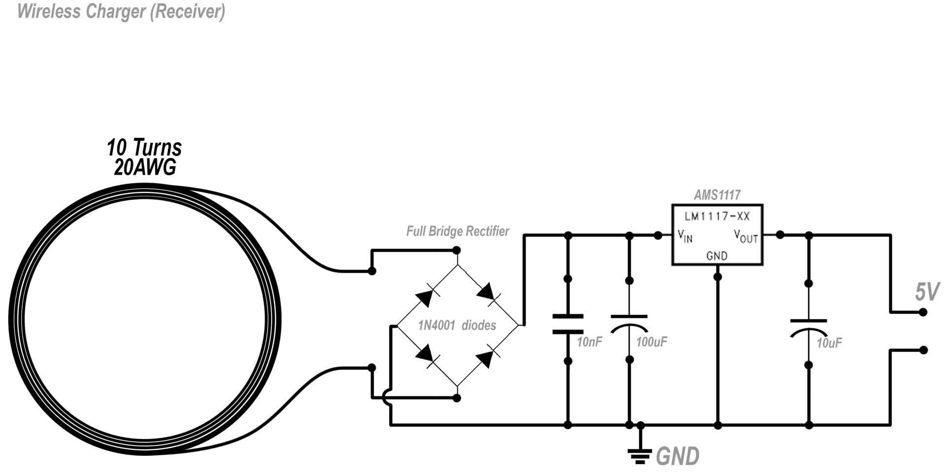 Solved Hello, I am trying to build a wireless phone charge Circuit Diagram