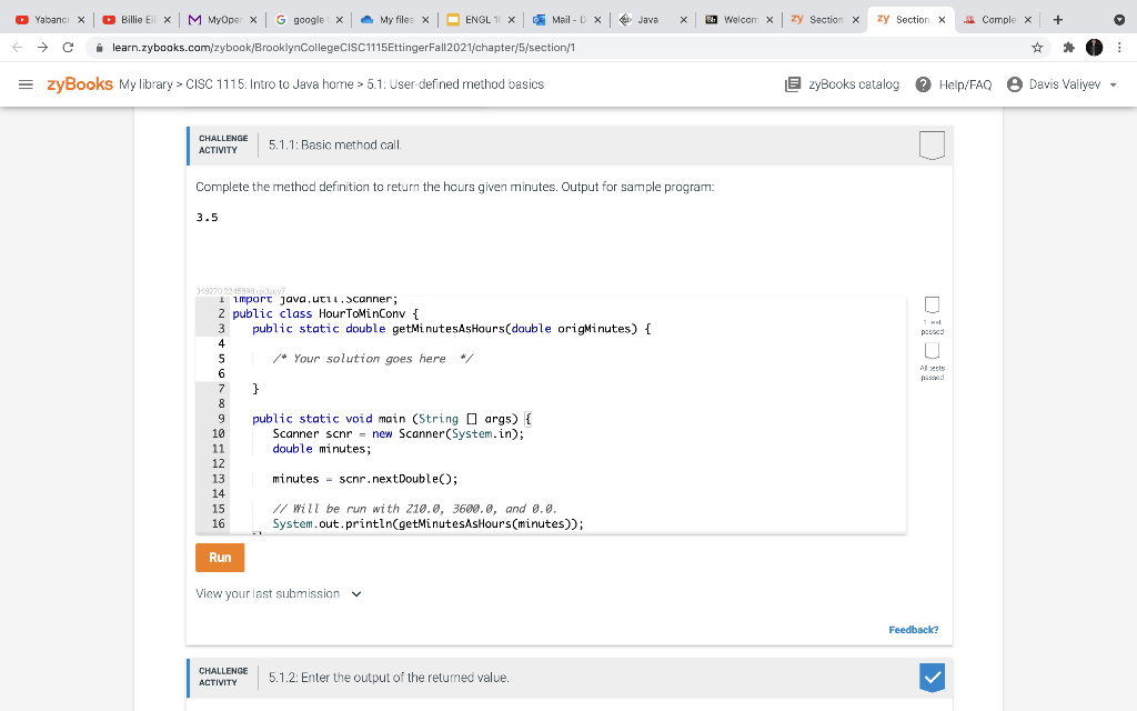 Solved Yabang Yabanci X 6 Java X ! Welcom x | zy Section X | Chegg.com