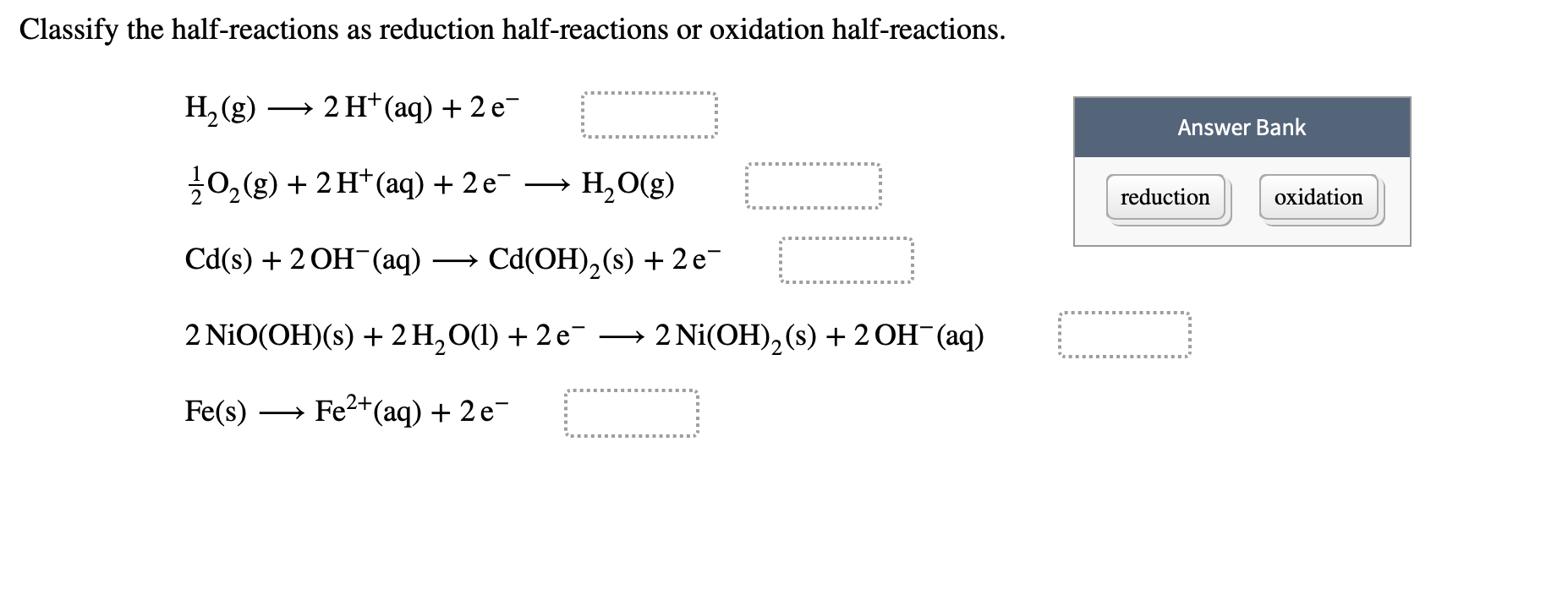 Solved Balance the redox reaction by inserting the | Chegg.com