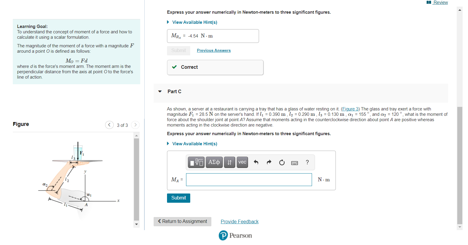 Solved Review Express your answer numerically in | Chegg.com