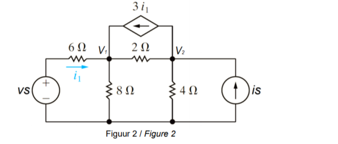 3?, 6 ? v 2 ? v2 + vs 8 ? 4 ? (1)is w figuur 2 / figure 2