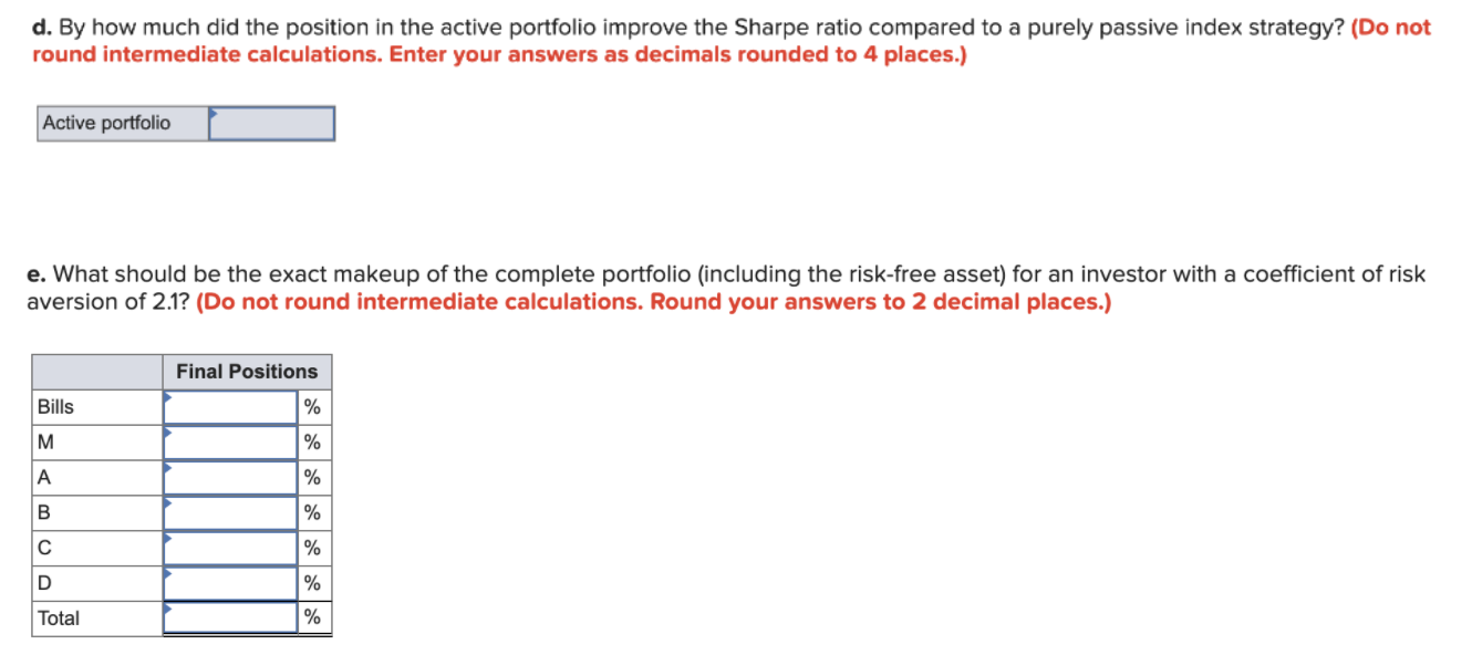 A Portfolio Manager Summarizes The Input From The | Chegg.com