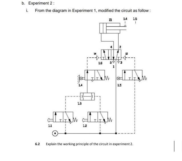 Solved b. Experiment 2: i. 6.2 Explain the working principle | Chegg.com