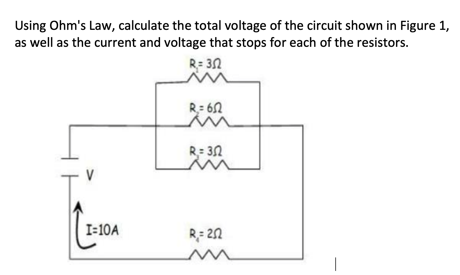 Solved Using Ohm S Law Write The Current Voltage Chegg Com