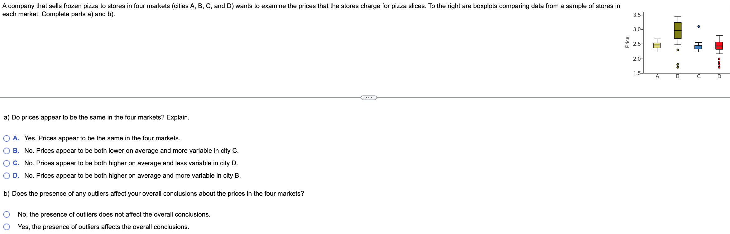 Solved b) Which month has the largest IQR? The month of has