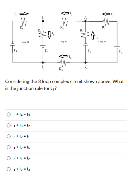 Solved Considering the 3 loop complex circuit shown above, | Chegg.com