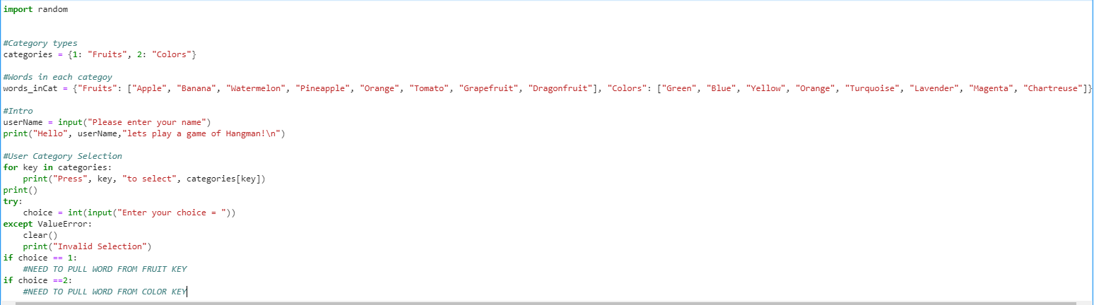 Solved Python I am trying to figure out how to pull a random | Chegg.com