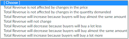 Solved What will happen to Total Revenue if Demand is | Chegg.com