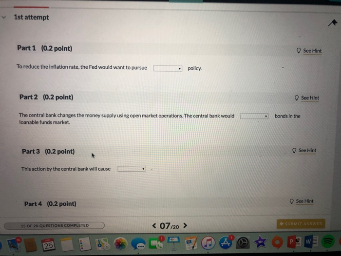 Solved 07 Question (a point) a See page 1015 Consider an | Chegg.com