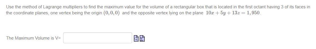 Solved Use the method of Lagrange multipliers to find the | Chegg.com