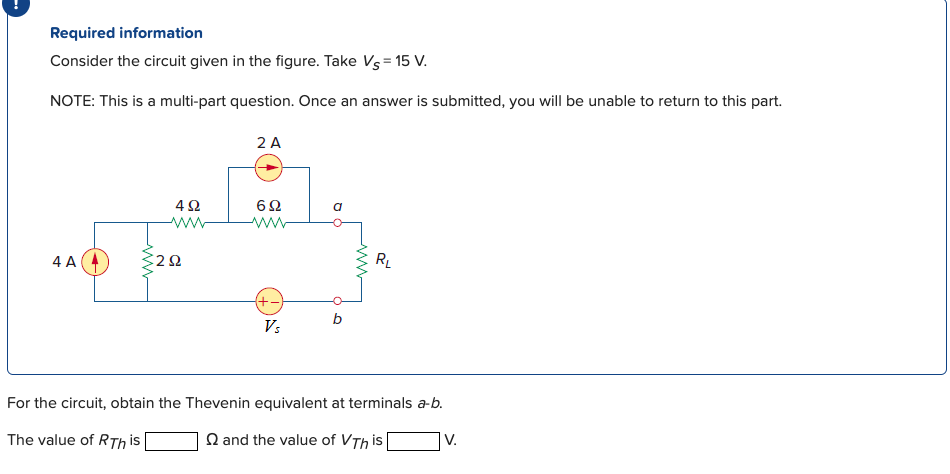 Solved Required information Consider the circuit given in | Chegg.com