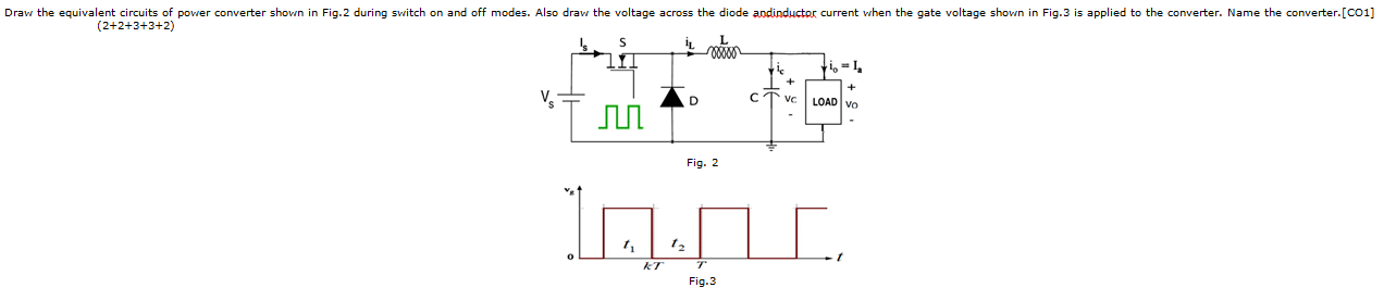 Solved Draw the equivalent circuits of power converter shown | Chegg.com