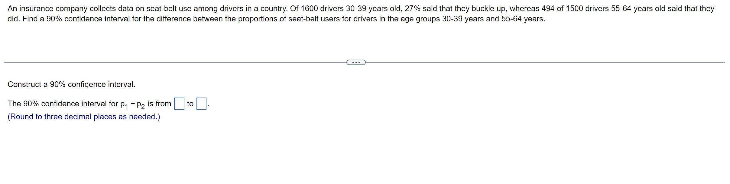 Solved did. Find a 90% confidence interval for the | Chegg.com