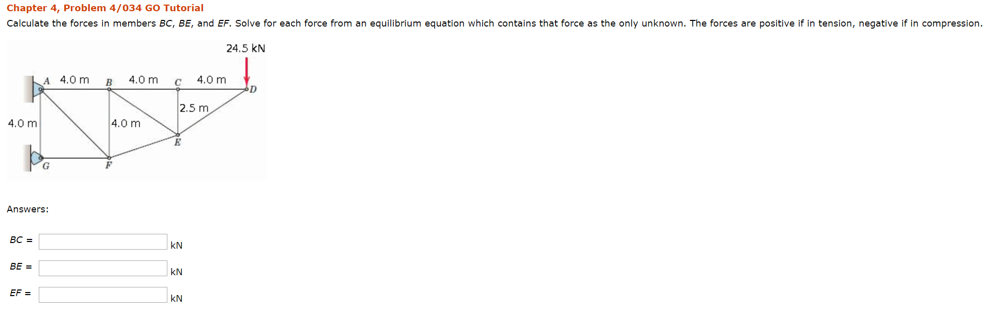 Solved Chapter 4, Problem 4/034 GO Tutorial Calculate The | Chegg.com