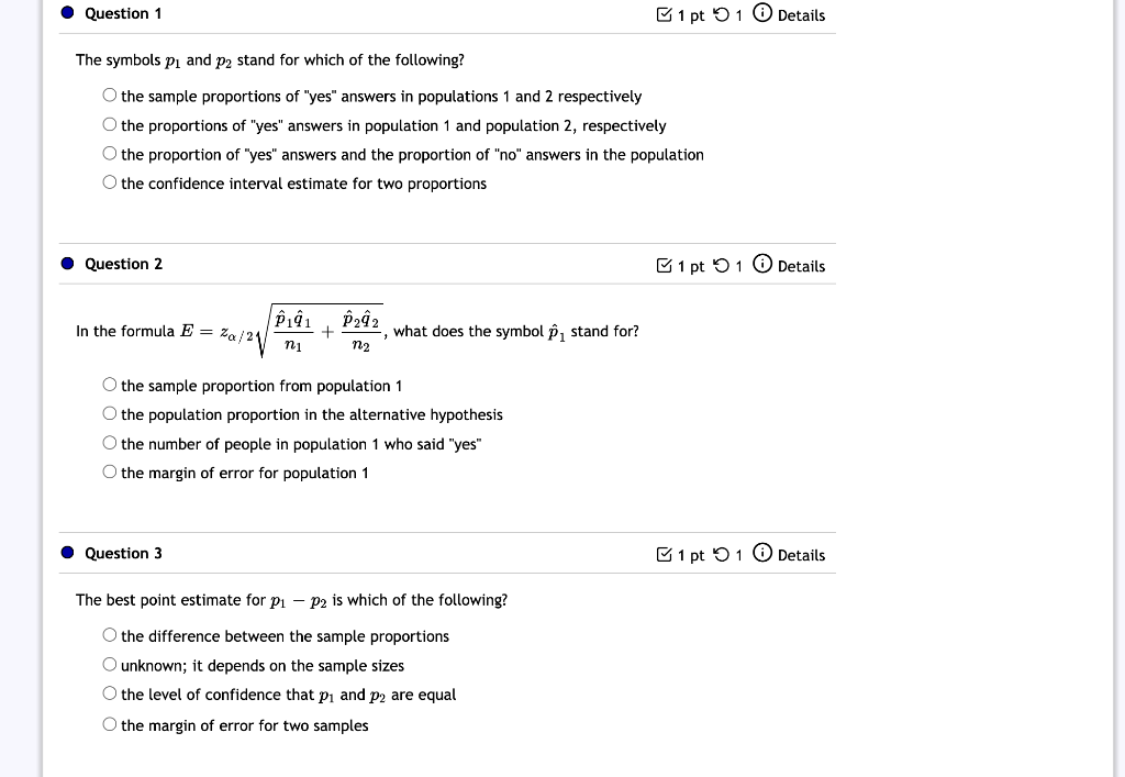 Solved The symbols p1 and p2 stand for which of the | Chegg.com