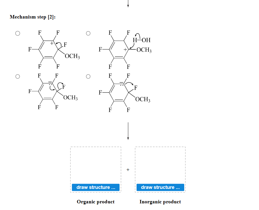 Solved Mechanism step [1]: Mechanism step [2]: | Chegg.com