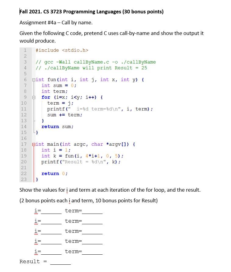 Solved] c language. CMPG115 ASSIGNMENT 4 28 APRIL 2021 Consider