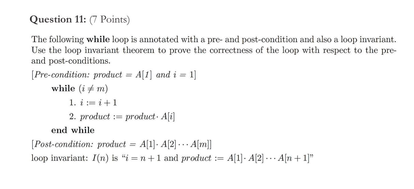 Solved Question 11: (7 Points) The following while loop is | Chegg.com