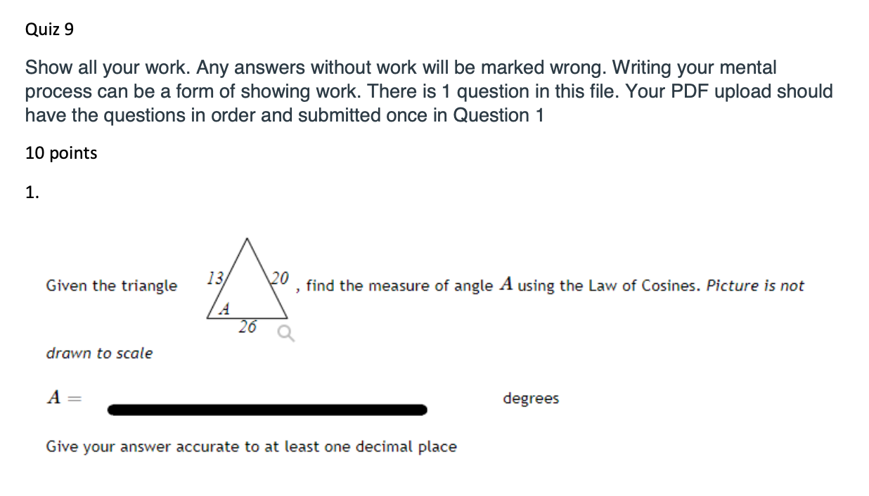 Solved Show all your work. Any answers without work will be | Chegg.com