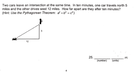 Solved Two cars leave an intersection at the same time. In | Chegg.com