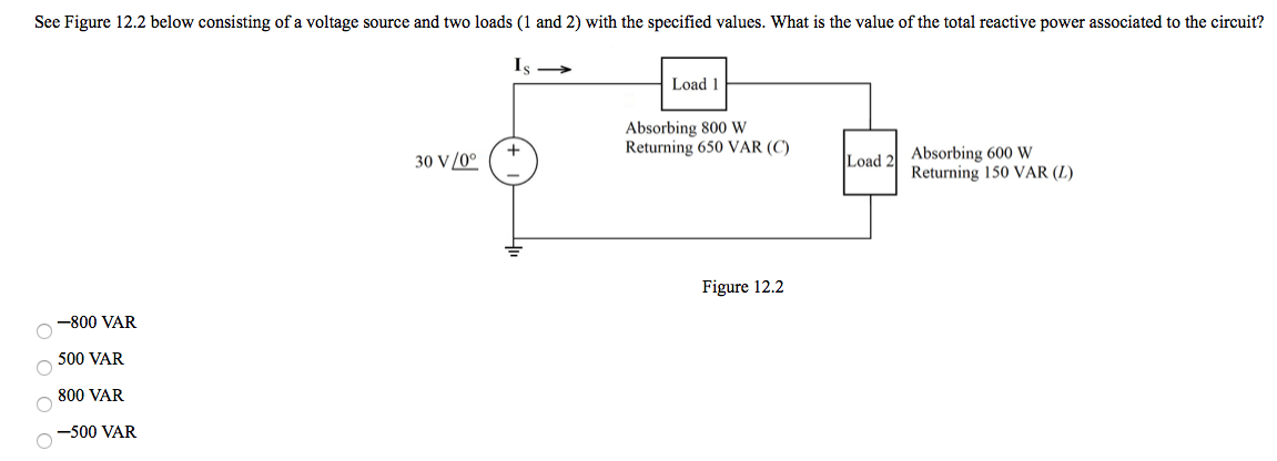 Solved See Figure 12.2 below consisting of a voltage source | Chegg.com