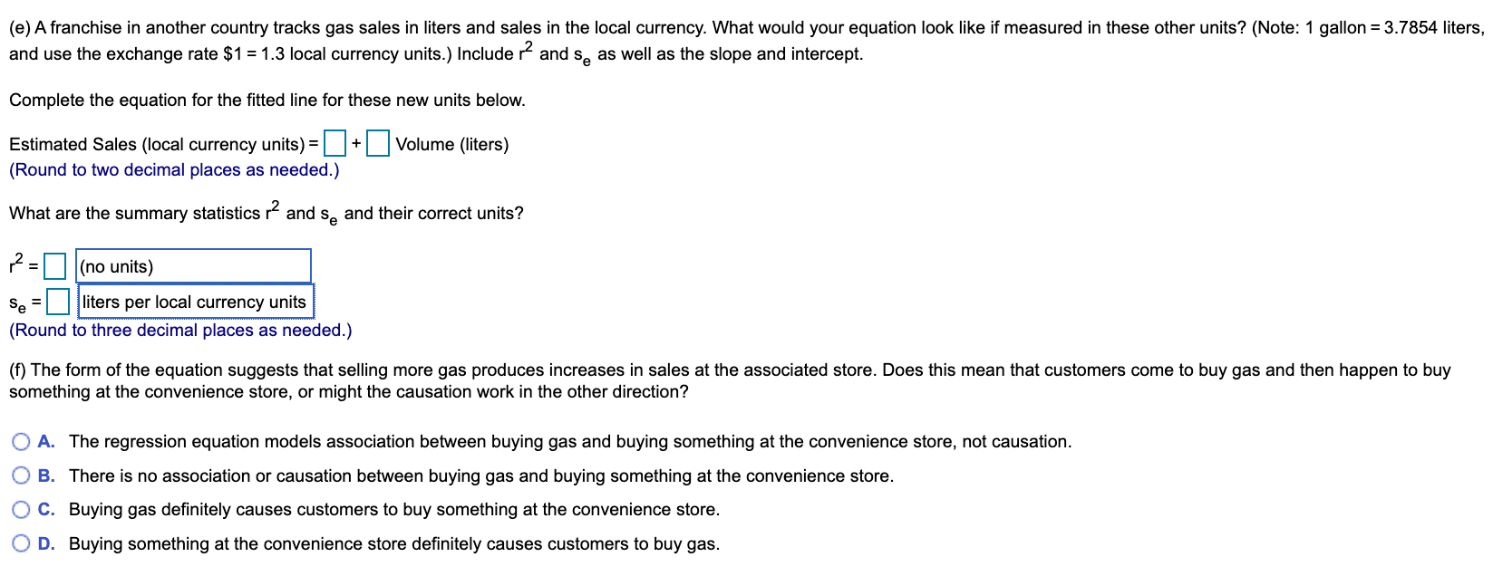 Solved The data in the accompanying table describe the daily | Chegg.com