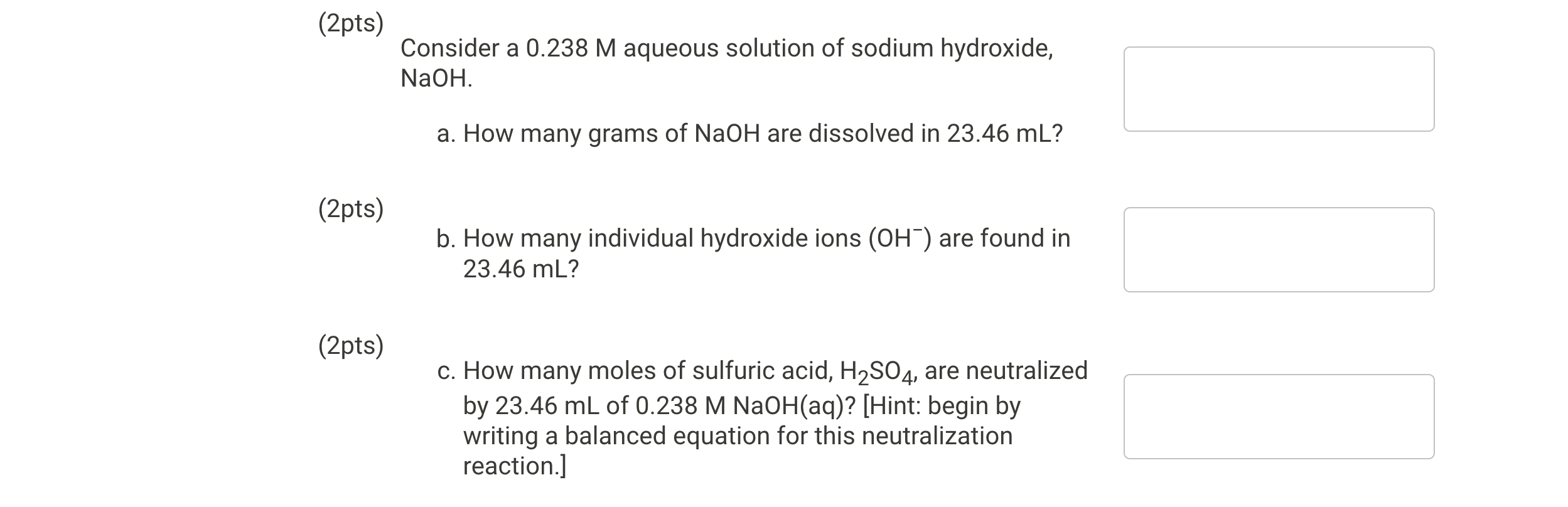 Solved Table 1. Titration data Trial 1 Trial 2 Trial 3 | Chegg.com