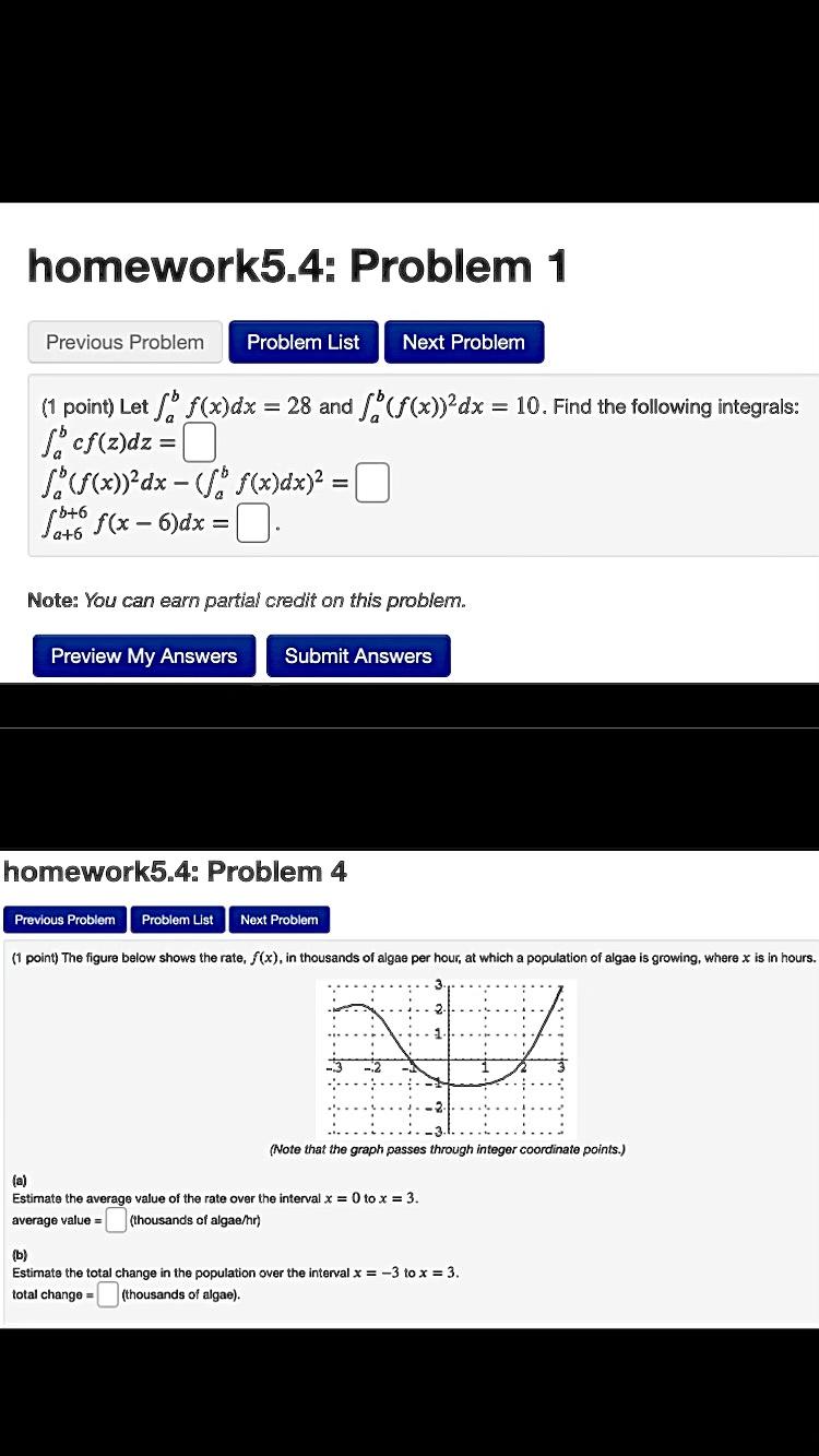 Solved homework5.4: Problem 1 Previous Problem Problem List | Chegg.com