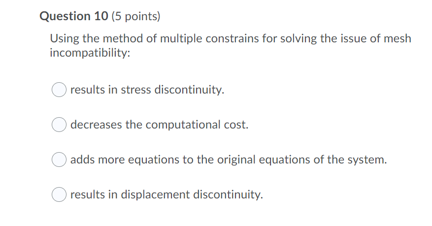 Solved Question 10 (5 points) Using the method of multiple | Chegg.com
