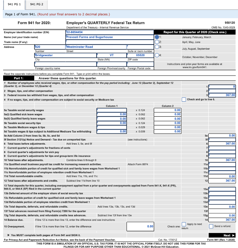 continuing-payroll-project-prevosti-farms-and-chegg