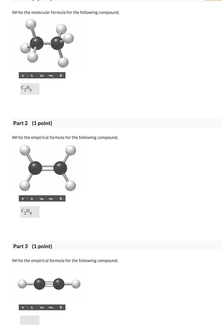 Solved Write the molecular formula for the following Chegg