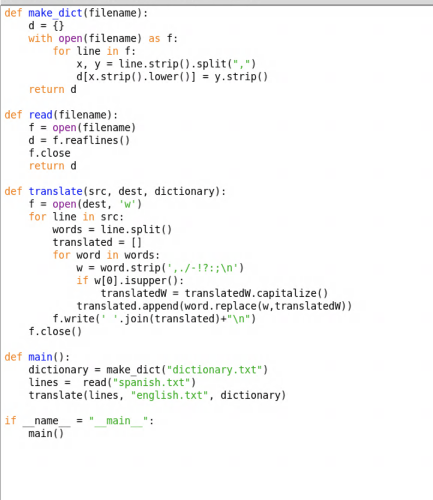 Solved Problem 1. (40 points) Translation Classes Modify | Chegg.com image.