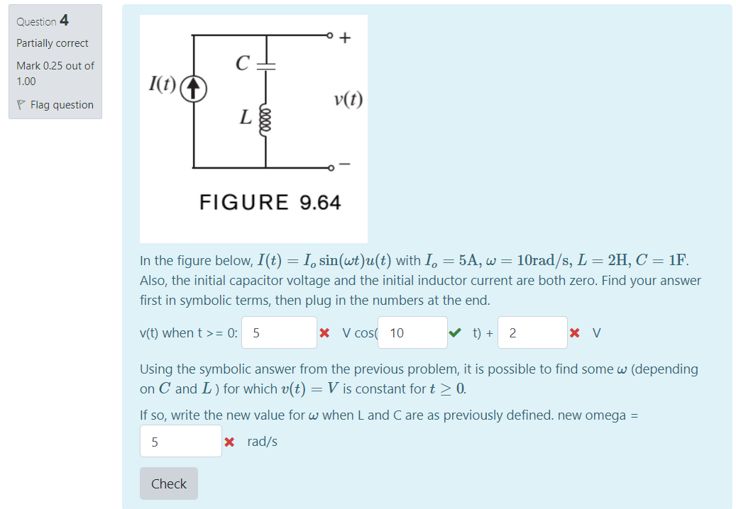 Solved Question 4 Partially correct + Mark 0.25 out of 1.00 | Chegg.com